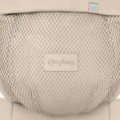 Cybex Amya baby carrier in almond beige colour way.