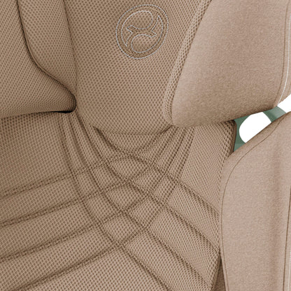 Cybex Solution T mirage in Cozy Beige Plus colour.