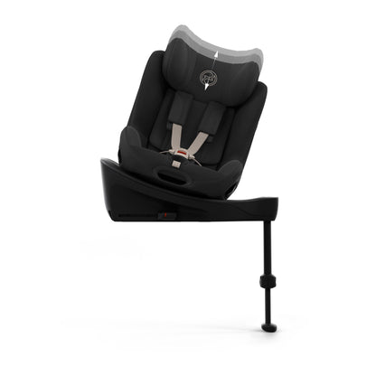Cybex sirona Si swivel car seat complete with isofix base in sepia black style colour.