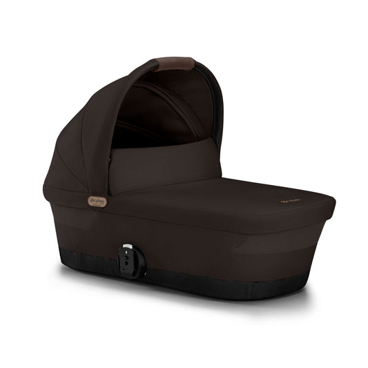 Gazelle cot s in Chocolate Brown.