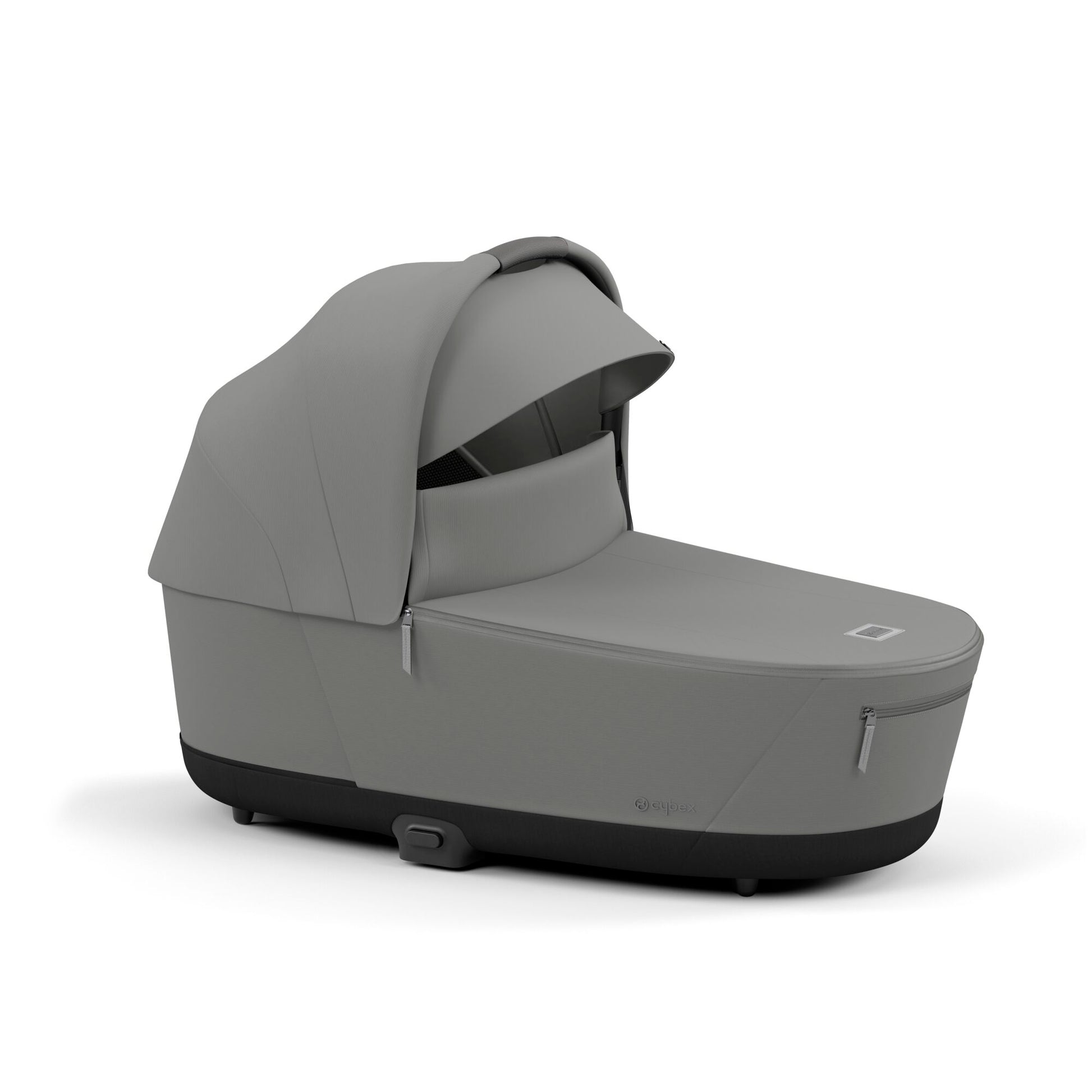 Cybex Lux Carrycot in mirage grey.