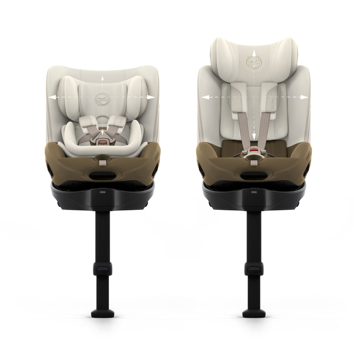 Cybex sirona Si swivel car seat complete with isofix base in jade green style colour.