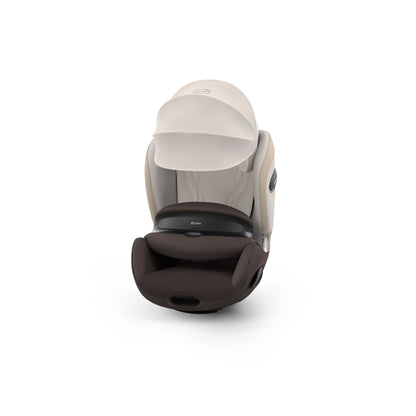 Cybex anoris s car seat with airbag in amber brown colour, without base.