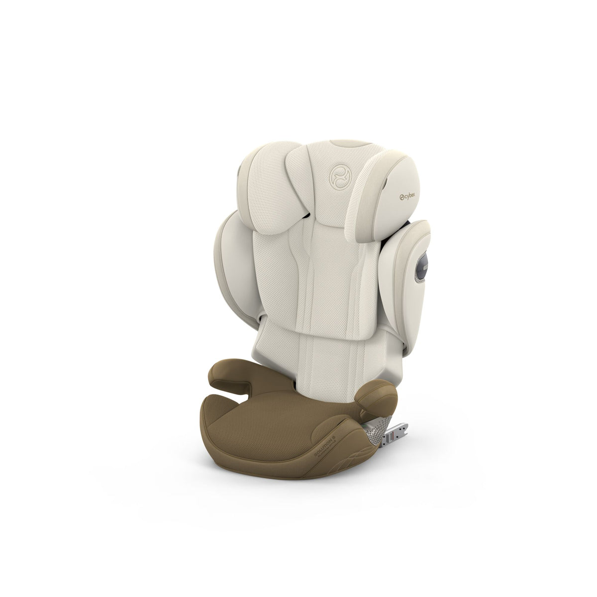 Cybex solution s high back child car seat in  jade green style colour.