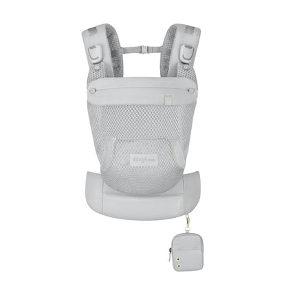 Cybex Laya baby carrier in fog grey colour way.