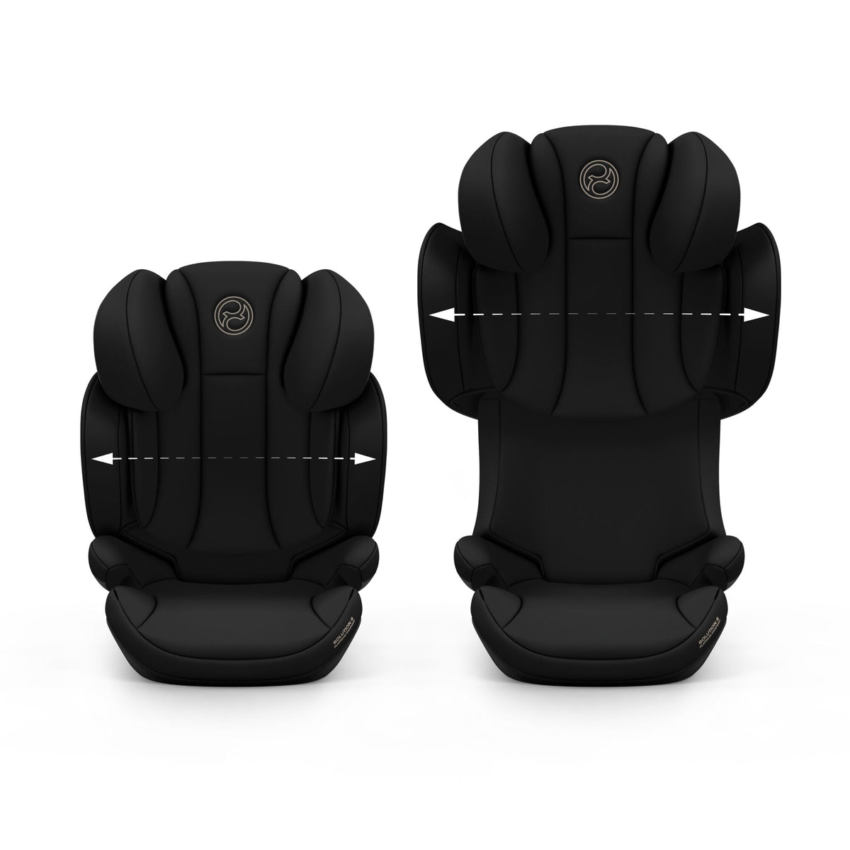 Cybex solution s high back child car seat in sepia black colour.