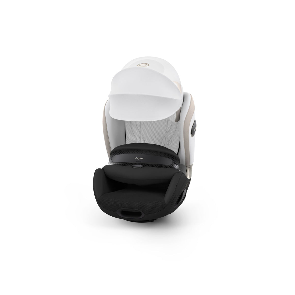 Cybex anoris s car seat with airbag in off white style colour, without base.