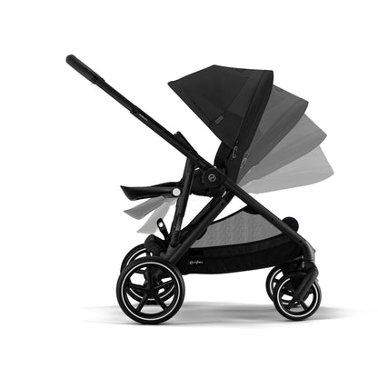 Gazelle pushchair in moon black.