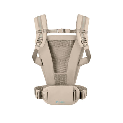 Cybex Amya baby carrier in almond beige colour way.