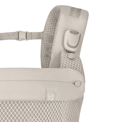 Cybex Laya baby carrier in dune grey colour way.