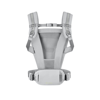 Cybex Amya baby carrier in fog grey colour way.