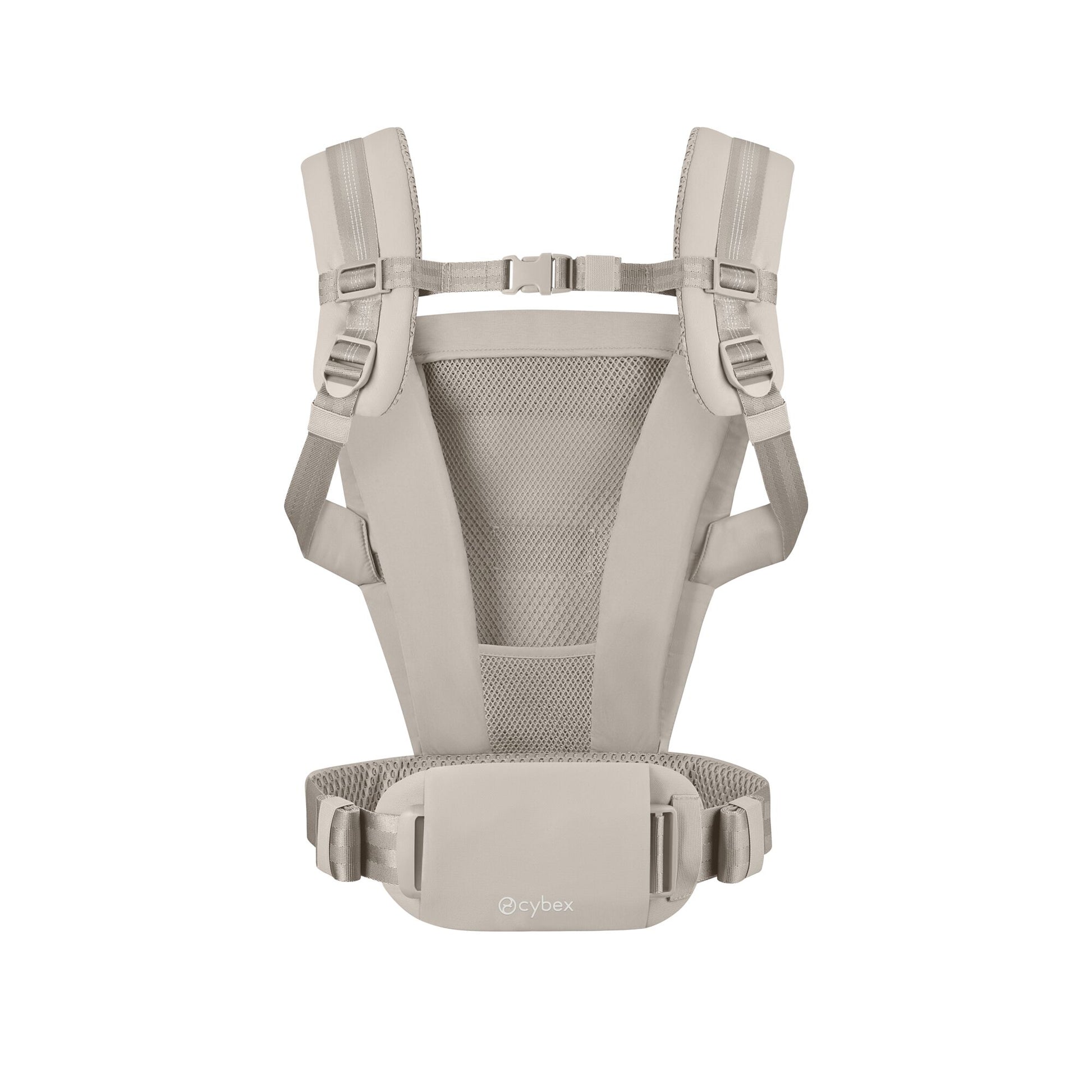 Cybex Amya baby carrier in dune grey colour way.