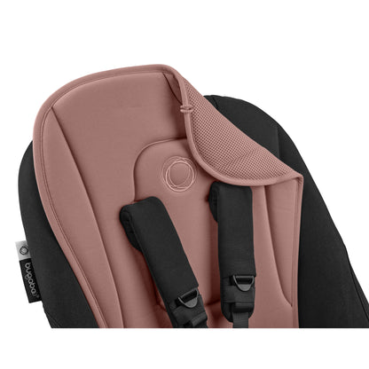 Bugaboo seat liner in dusty pink colourway.