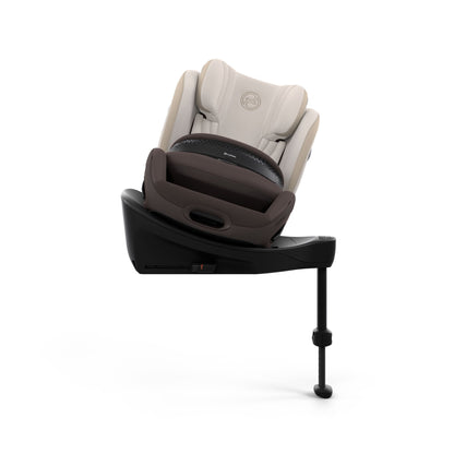 Cybex anoris s car seat with airbag in amber brown colour, without base.