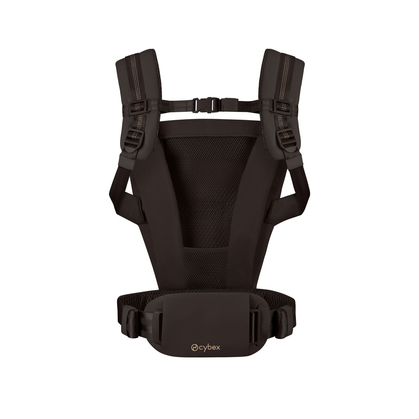 Cybex Amya baby carrier in chocolate brown colour way.