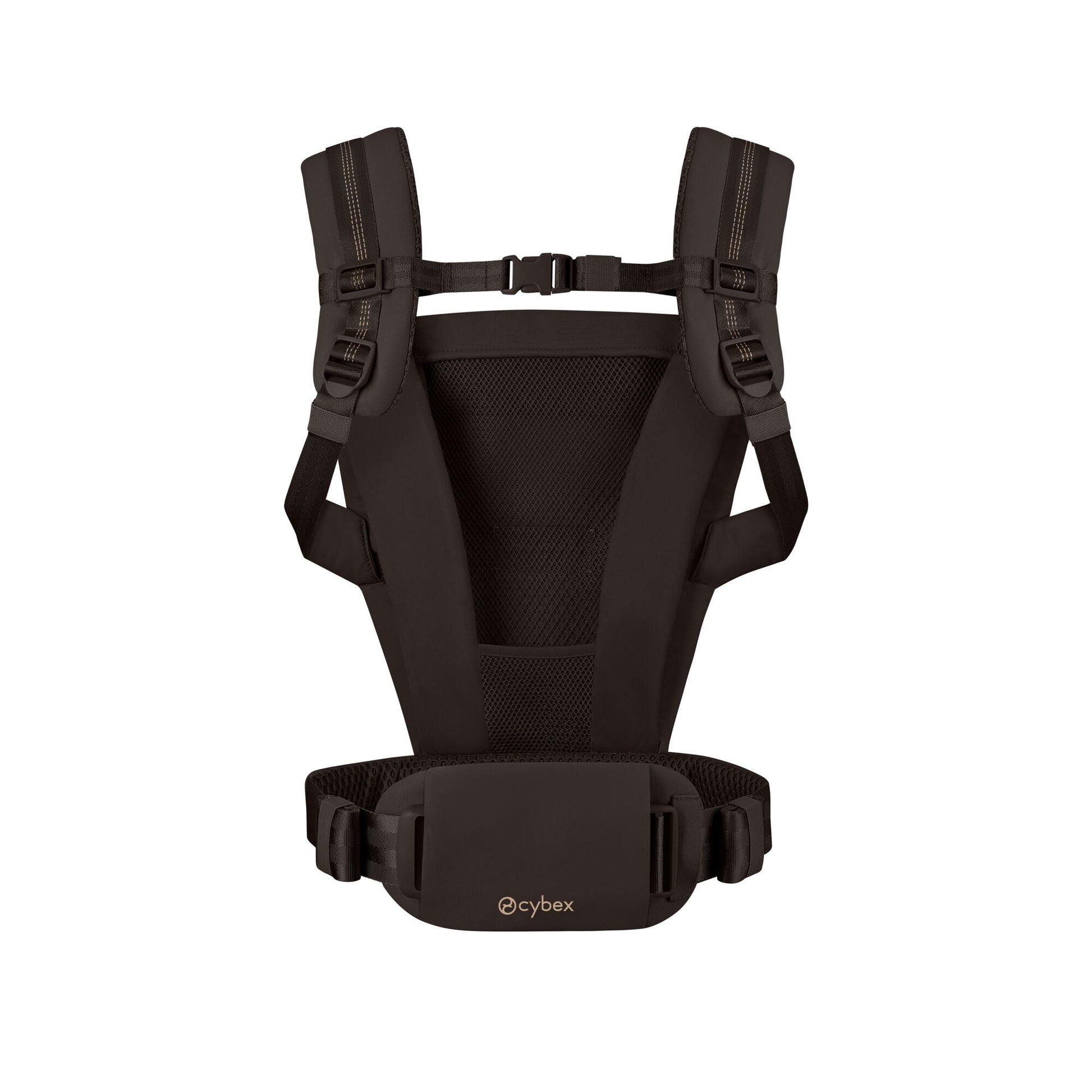 Cybex Amya baby carrier in chocolate brown colour way.