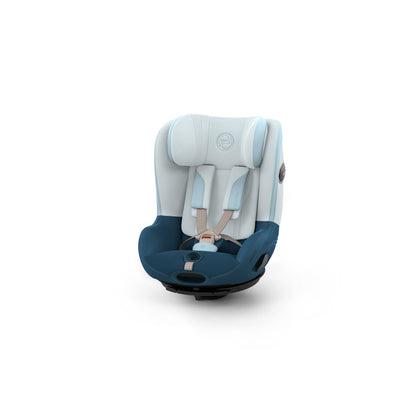 Cybex Sirona S car seat without base, in opal blue style colour way.