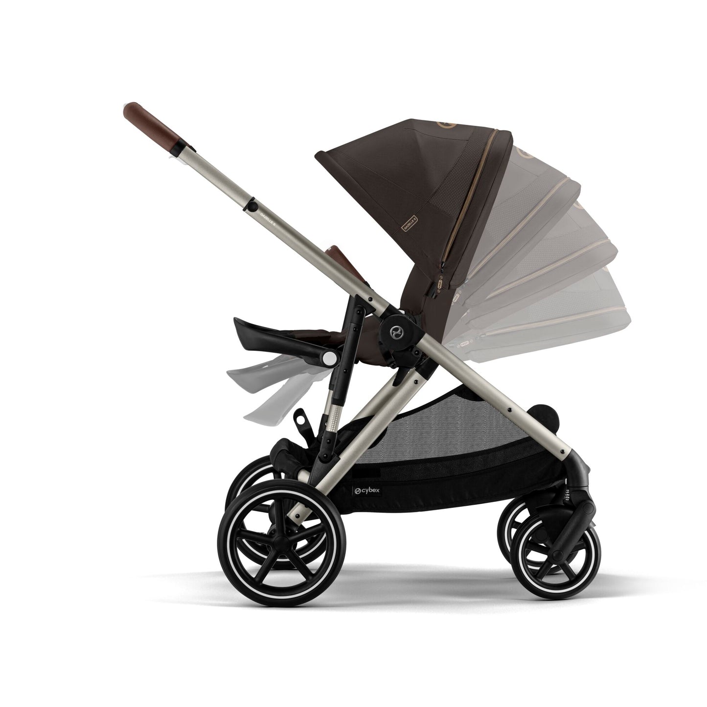 Gazelle pushchair in chocolate brown