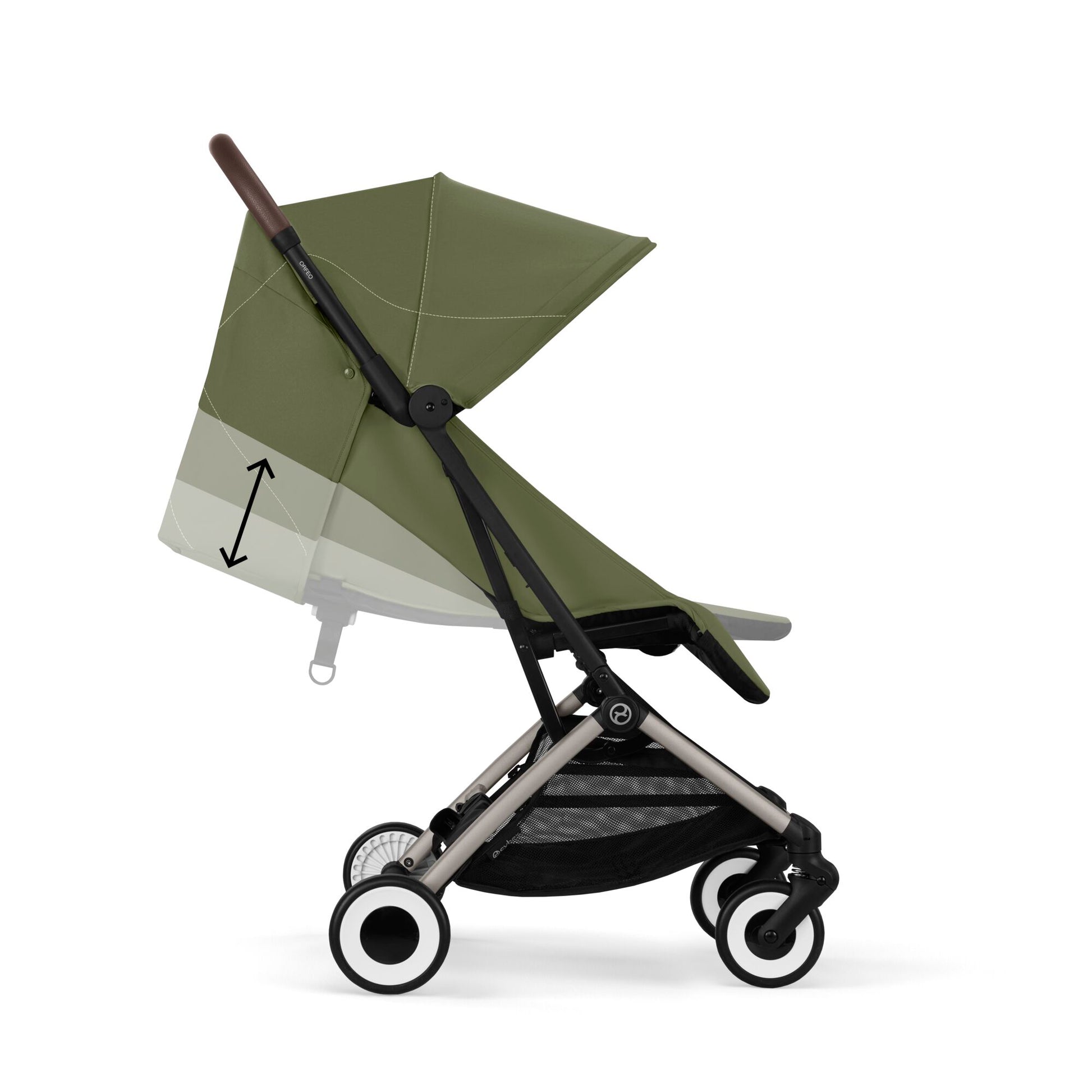 Cybex Orfeo stroller in moss green colour