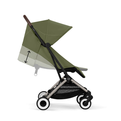 Cybex Orfeo stroller in moss green colour