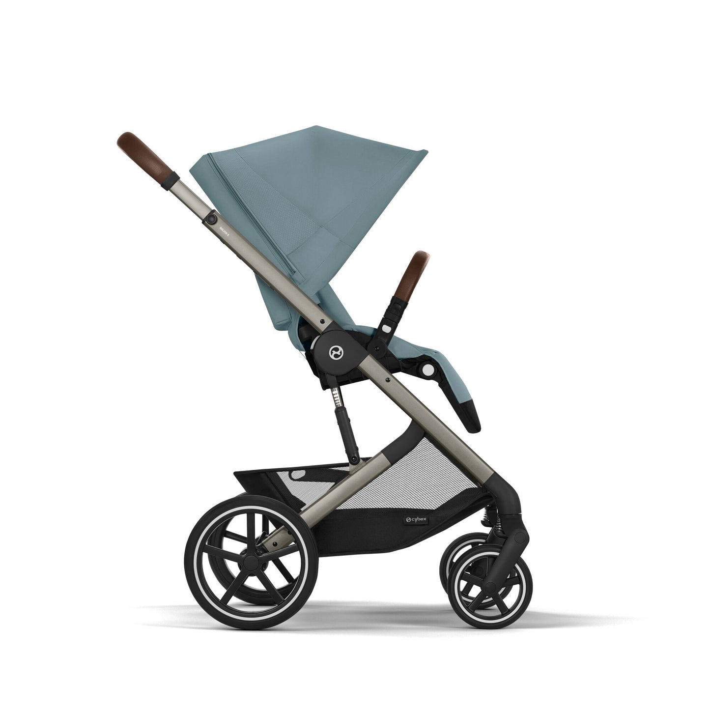 Balios pushchair in stormy blue.