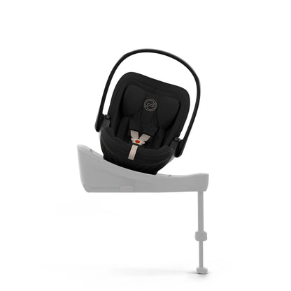 Cybex cloud s car seat in sepia black colour, with recline function.
