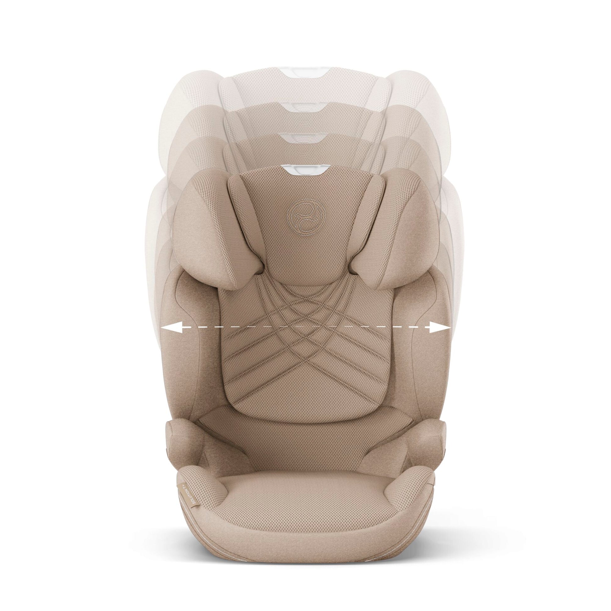 Cybex Solution T mirage in Cozy Beige Plus colour.