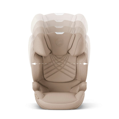 Cybex Solution T mirage in Cozy Beige Plus colour.