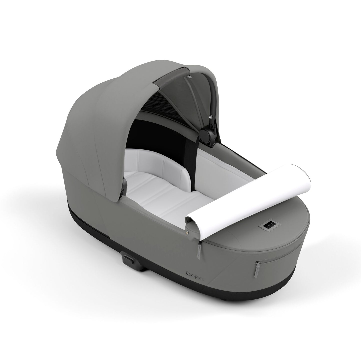 Cybex Lux Carrycot in mirage grey.