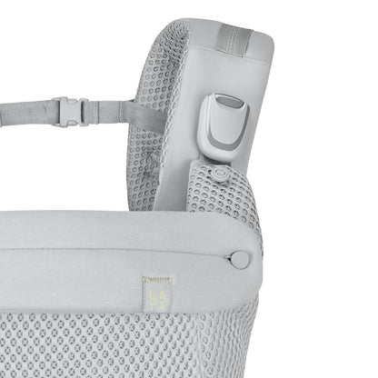 Cybex Laya baby carrier in fog grey colour way.