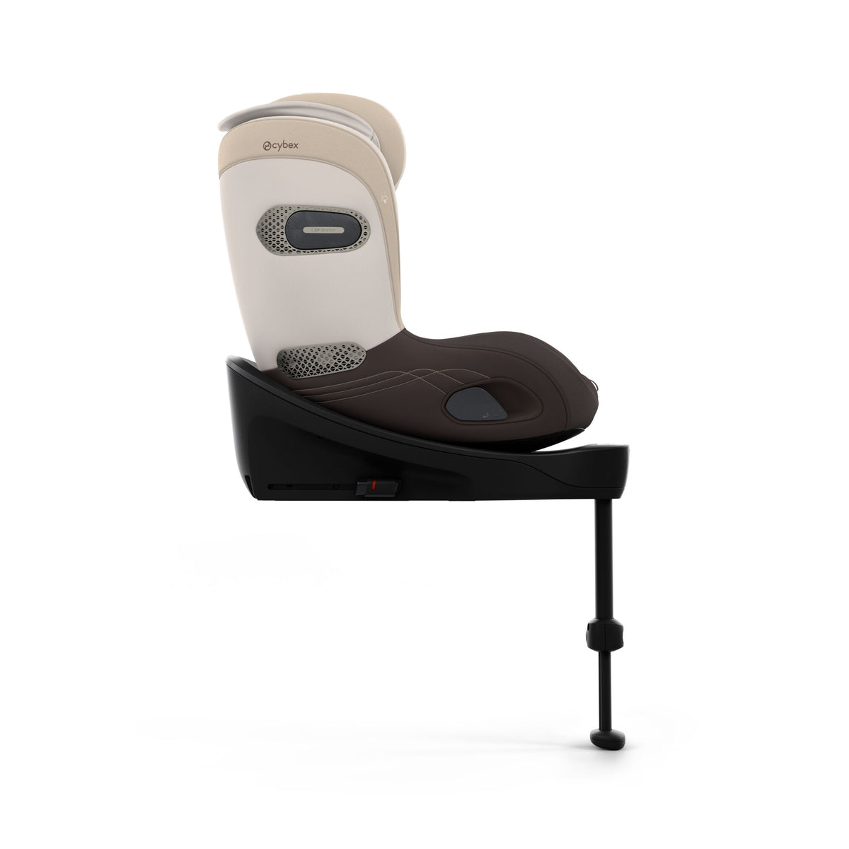Cybex sirona Si swivel car seat complete with isofix base in amber brown colour.