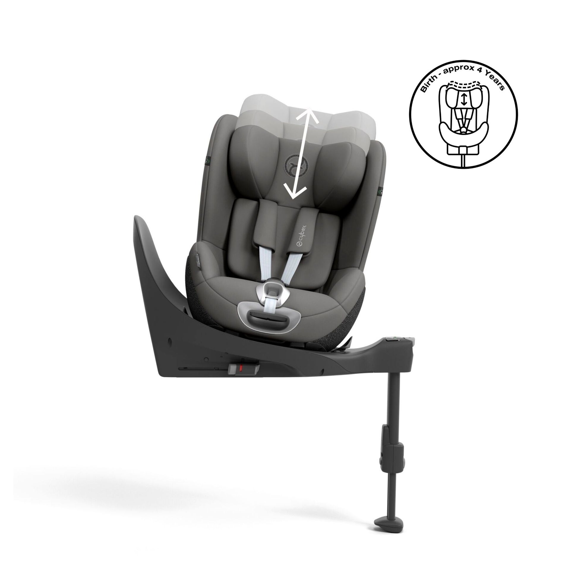 Sirona T car seat in mirage grey