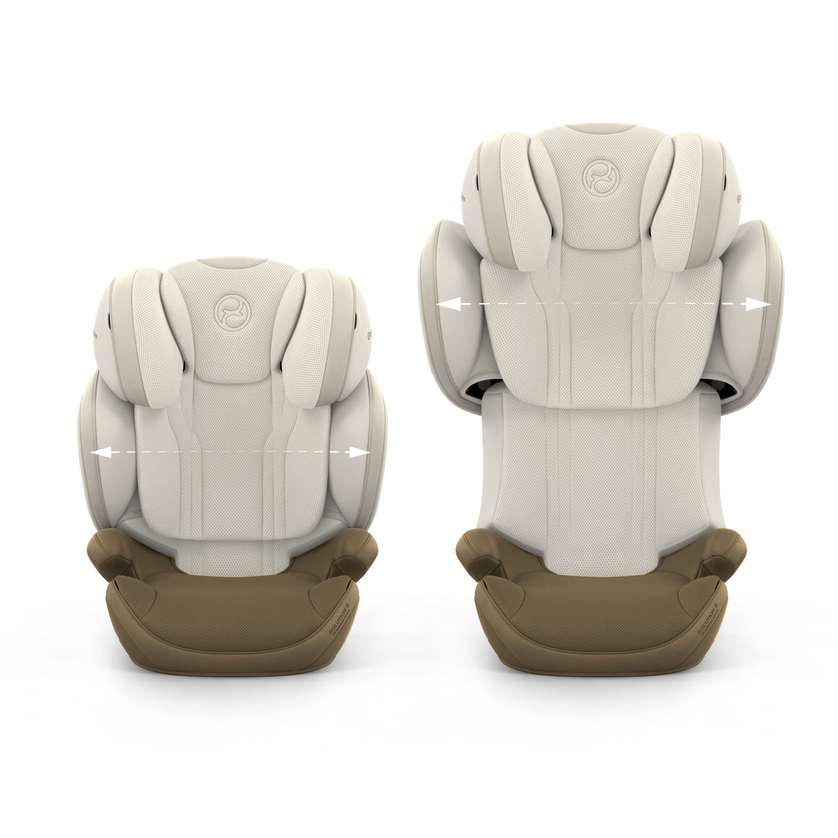 Cybex solution s high back child car seat in  jade green style colour.