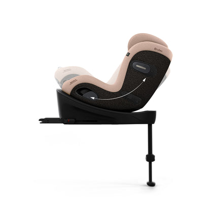 Cybex sirona Si swivel car seat complete with isofix base in cozt beige colour.