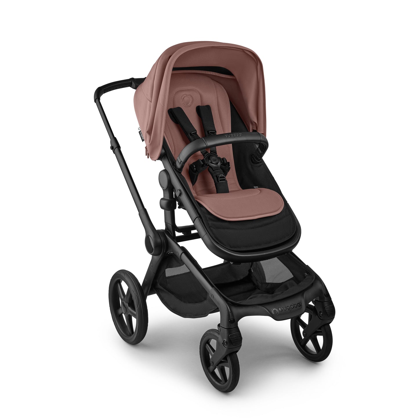 Bugaboo seat liner in dusty pink colourway.