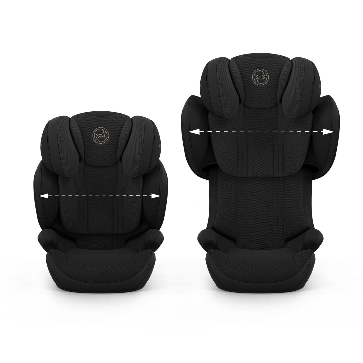 Cybex solution s high back child car seat in  sepia black style colour.