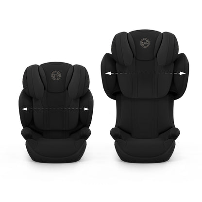 Cybex solution s high back child car seat in  sepia black style colour.