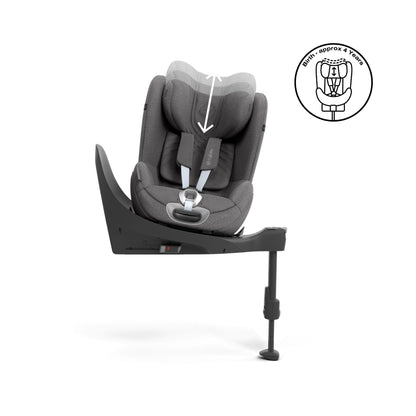 Sirona T car seat in mirage grey Plus