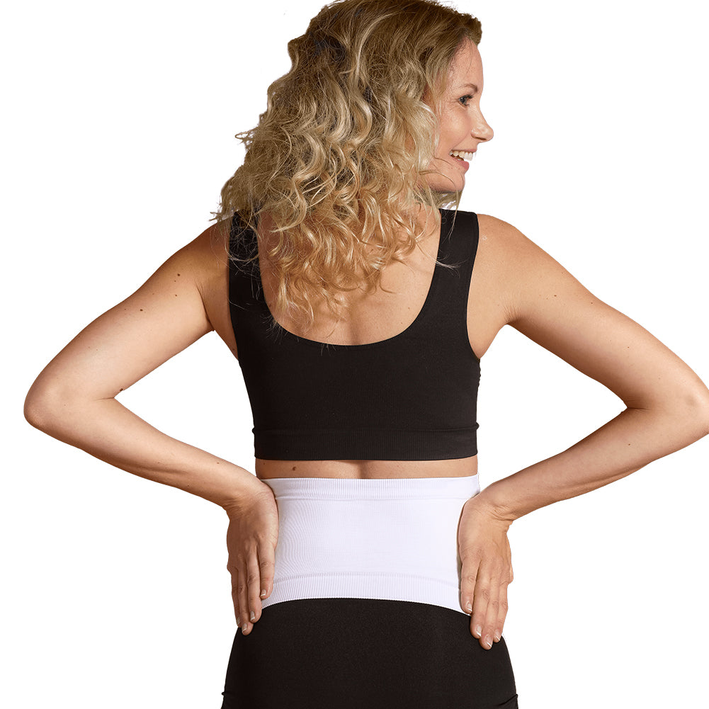 Maternity support band featuring a supportive waistband designed for lower back and belly support.