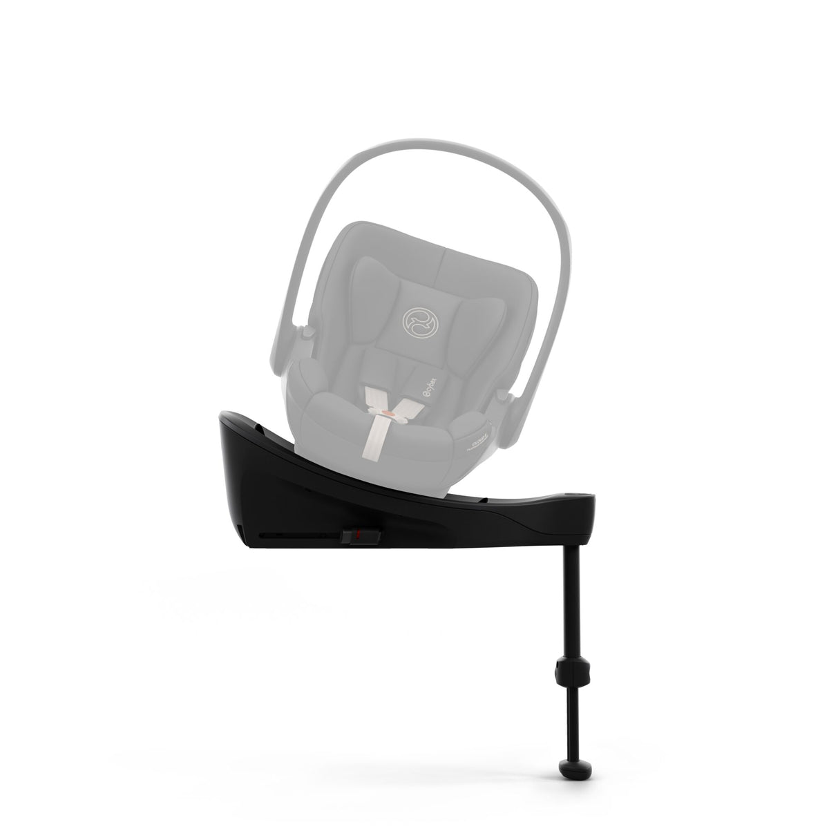 Cybex base s isofix base in black with swivel feature and LED indicators.