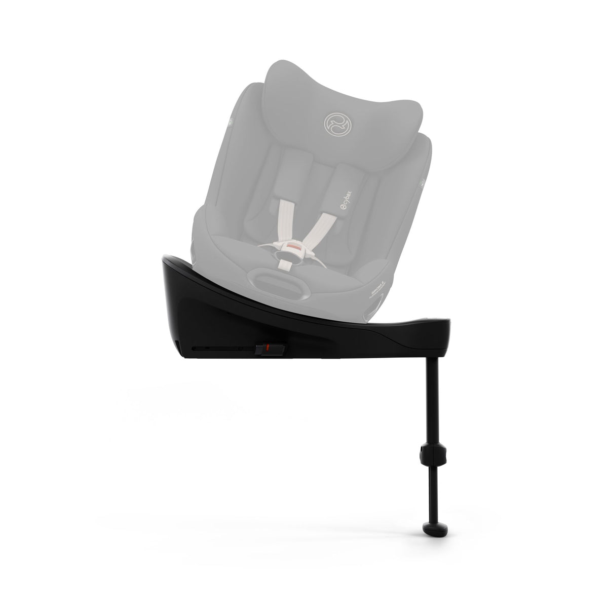 Cybex base s isofix base in black with swivel feature and LED indicators.