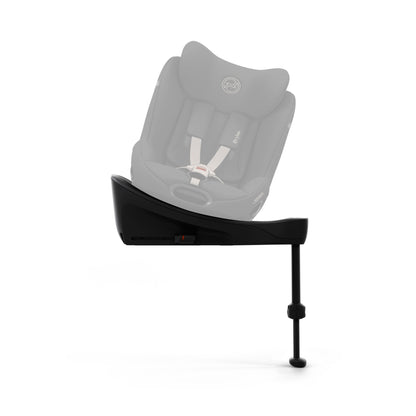 Cybex base s isofix base in black with swivel feature and LED indicators.