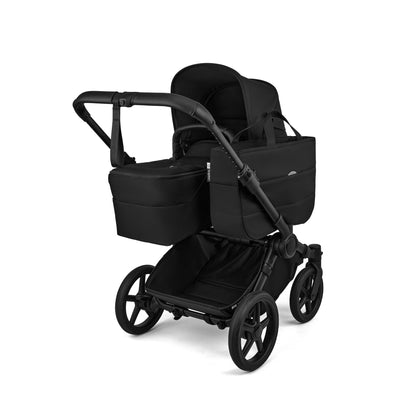 Bugaboo Donkey 6 pushchair single mode in heritage black colour.
