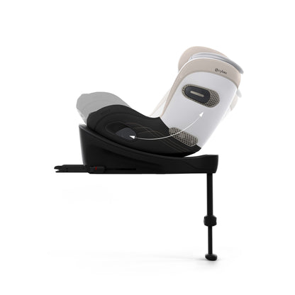 Cybex Sirona S car seat without base, in off white style colour way.