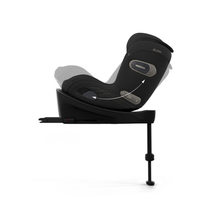 Cybex Sirona S car seat without base, in sepia black style colour way.