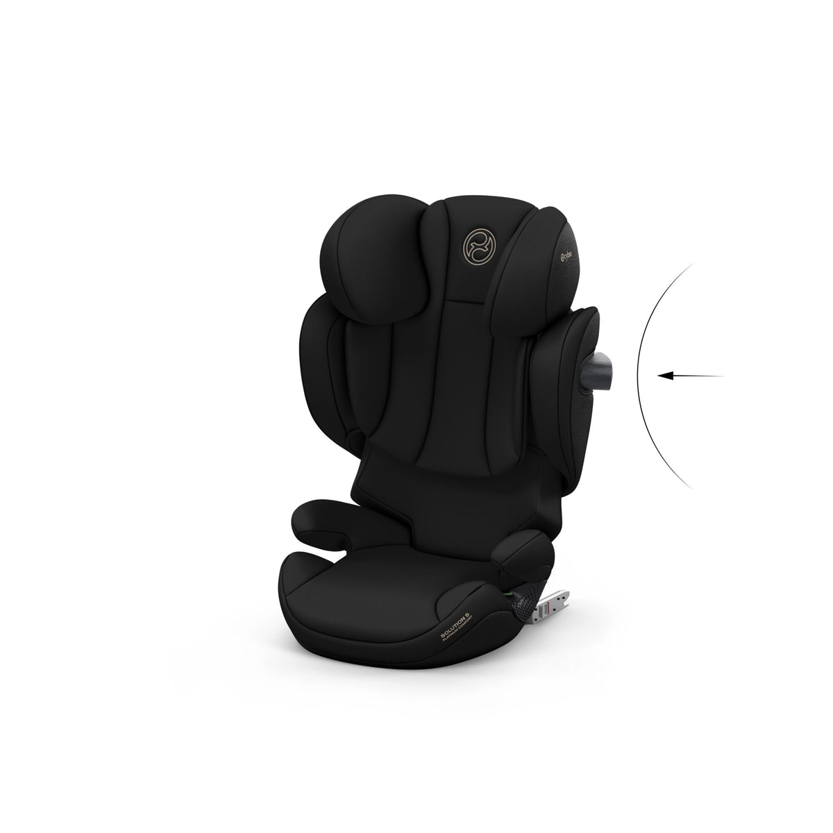Cybex solution s high back child car seat in sepia black colour.