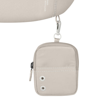 Cybex Laya baby carrier in dune grey colour way.