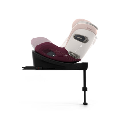 Cybex Sirona S car seat without base, in quartz pink style colour way.