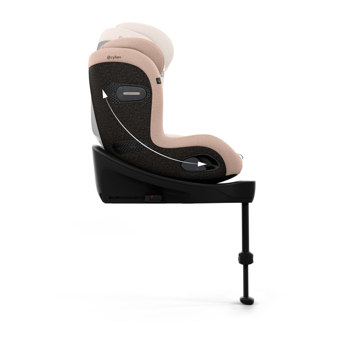 Cybex Sirona S car seat without base, in cozy beige colour way,.