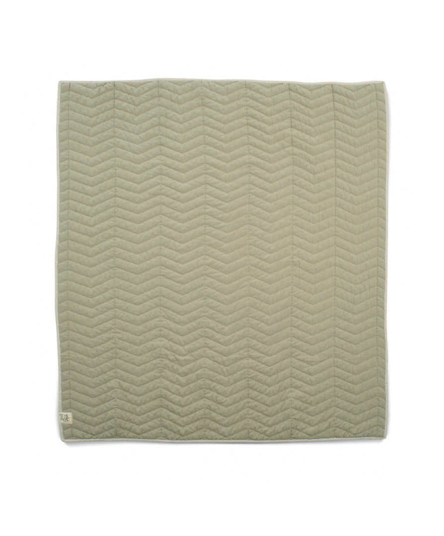 Quilt - Sage green/Neutral